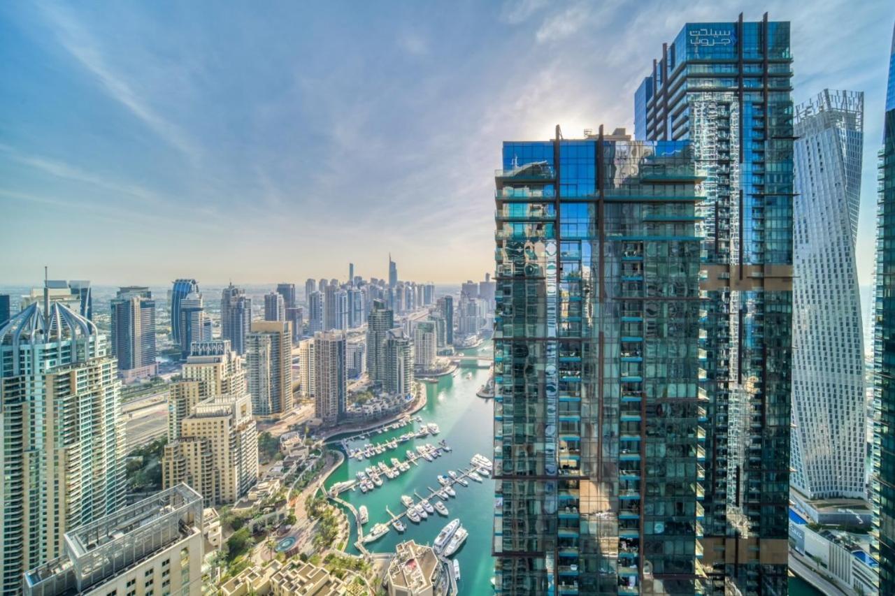 Ferienwohnung The Marina Penthouse Near Jbr 46Th Floor Dubai Exterior foto